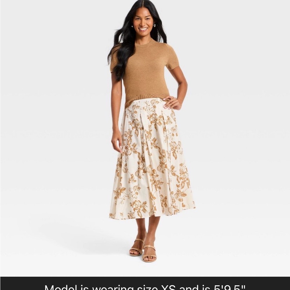A New Day Midi Skirt